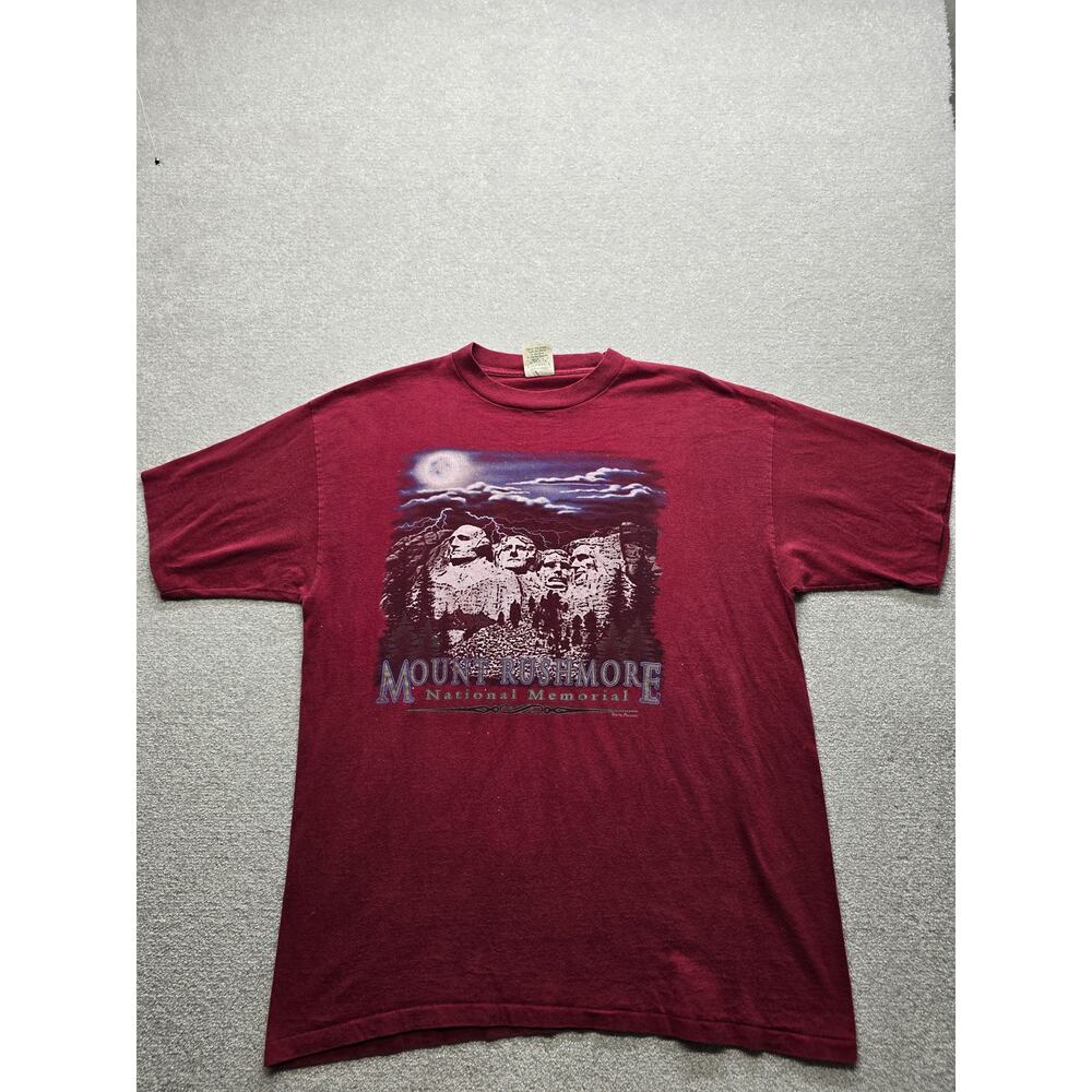 Vintage Mount Rushmore National Memorial Nature Tee Men's Size XL